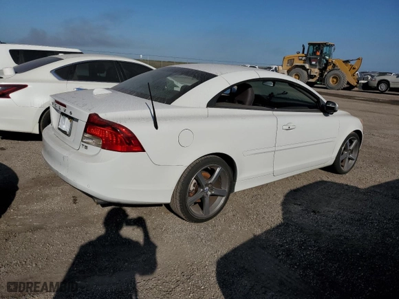 2013 Volvo C70 T5 with VIN YV1672MC9DJ140709, listed as a Copart auction lot 75101684 with 0 mi miles and Non Repairable. Bid and sale history available at carsss.com. Image 3.