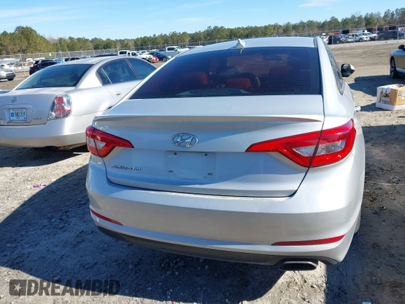 2017 Hyundai Sonata 2.4L with VIN 5NPE24AF5HH532563, listed as a IAAI auction lot 41117851 with 141,692 mi miles and . Bid and sale history available at carsss.com. Image 16.
