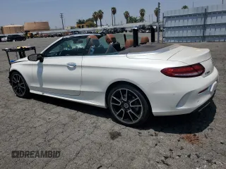 2021 Mercedes-Benz C 300 with VIN W1KWK8DB8MG100428, listed as a Copart auction lot 60537275 with 35,917 mi miles and Salvage title. Bid and sale history available at DreamBid. Image 2.