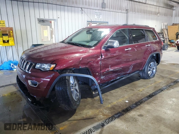 2017 Jeep Grand Cherokee Limited 75th Anniversary with VIN 1C4RJFBG3HC843573, listed as a Copart auction lot 86704244 with 70,659 mi miles and Salvage title. Bid and sale history available at DreamBid. Image 1.
