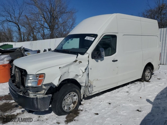 2019 Nissan NV Cargo SV with VIN 1N6AF0LY5KN804818, listed as a Copart auction lot 46270265 with 0 mi miles and Salvage Title. Bid and sale history available at carsss.com. Image 1.