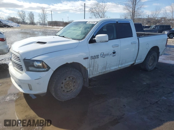 2013 Ram 1500 Sport with VIN 1C6RR7HT3DS713271, listed as a Copart auction lot 46674435 with 240,310 mi miles and Salvage title. Bid and sale history available at DreamBid. Image 1.