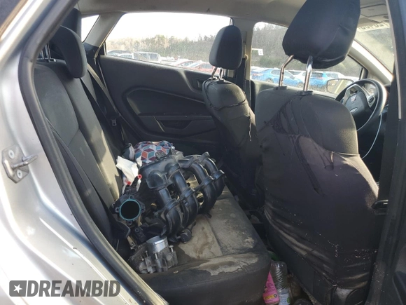 2018 Ford Fiesta SE with VIN 3FADP4BJ6JM122604, listed as a Copart auction lot 46728465 with 122,230 mi miles and Salvage Title. Bid and sale history available at DreamBid. Image 10.