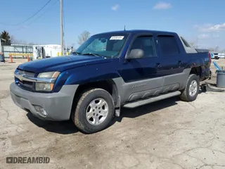 2002 Chevrolet Avalanche with VIN 3GNEK13TX2G250105, listed as a Copart auction lot 52038705 with 181,119 mi miles and Salvage Title. Bid and sale history available at carsss.com. Image 1.