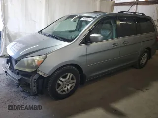2006 Honda Odyssey EX-L with VIN 5FNRL38636B022576, listed as a Copart auction lot 53823335 with 140,516 mi miles and Salvage Title. Bid and sale history available at carsss.com. Image 1.