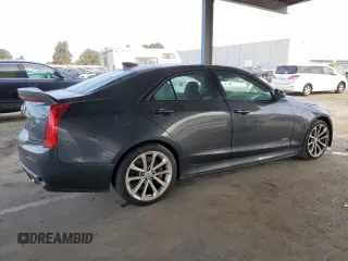 2018 Cadillac ATS-V with VIN 1G6AL5SY4J0134414, listed as a Copart auction lot 46514195 with 46,634 mi miles and Salvage Title. Bid and sale history available at carsss.com. Image 3.