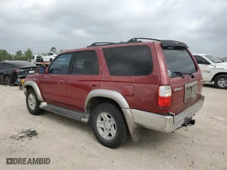 2001 Toyota 4Runner SR5 with VIN JT3GN86R110211881, listed as a Copart auction lot 51843755 with 221,008 mi miles and Clean Title. Bid and sale history available at carsss.com. Image 2.