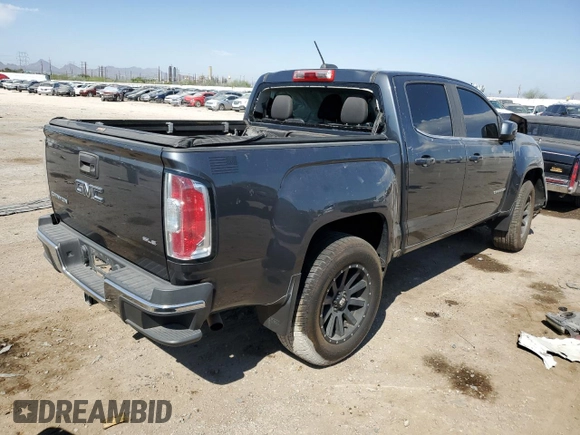 2017 GMC Canyon 2WD SLE with VIN 1GTG5CEN2H1270455, listed as a Copart auction lot 74399904 with 0 mi miles and Salvage Title. Bid and sale history available at carsss.com. Image 3.