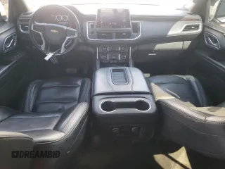 2021 Chevrolet Tahoe LT with VIN 1GNSCNKD4MR252131, listed as a Copart auction lot 69876114 with 99,192 mi miles and Salvage title. Bid and sale history available at DreamBid. Image 8.