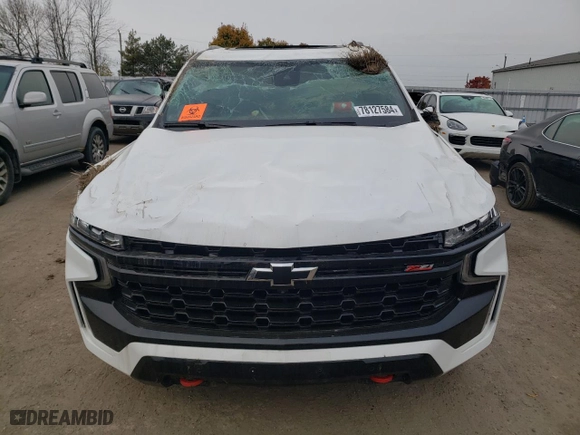 2023 Chevrolet Tahoe Z71 with VIN 1GNSKPKD0PR240321, listed as a Copart auction lot 78127584 with 49,029 mi miles and Salvage Title. Bid and sale history available at carsss.com. Image 5.