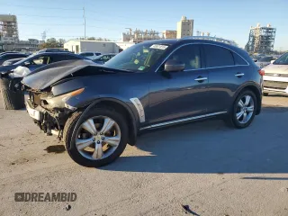2009 Infiniti FX35 with VIN JNRAS18U49M102466, listed as a Copart auction lot 46821815 with 308,331 mi miles and Salvage Title. Bid and sale history available at carsss.com. Image 1.