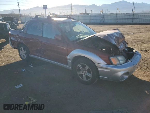 2003 Subaru Baja with VIN 4S4BT61CX37105700, listed as a Copart auction lot 89353775 with 103,778 mi miles and Salvage Title. Bid and sale history available at DreamBid. Image 4.