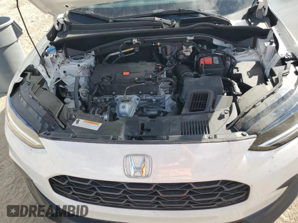 2024 Honda HR-V LX with VIN 3CZRZ1H34RM727051, listed as a Copart auction lot 44580075 with 15,573 mi miles and Salvage Title. Bid and sale history available at DreamBid. Image 12.