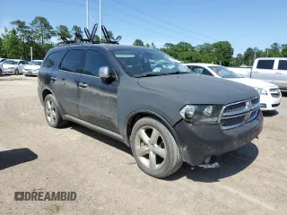 2011 Dodge Durango Citadel with VIN 1D4RD5GGXBC680375, listed as a Copart auction lot 54946715 with Not provided miles and Salvage title. Bid and sale history available at DreamBid. Image 4.
