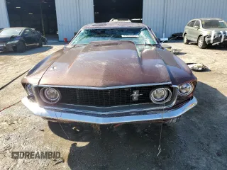 1969 Ford Mustang с VIN 0T01F114848, выставлен на аукционе Copart как лот 47649415 с пробегом Не указан миль и Списание • Salvage title. История ставок и продаж доступна на DreamBid. Изображение 5.