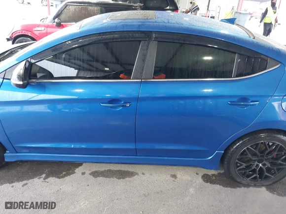 2018 Hyundai Elantra Sport with VIN KMHD04LB2JU524231, listed as a IAAI auction lot 41615649 with 58,889 mi miles. Bid and sale history available at carsss.com. Image 15.