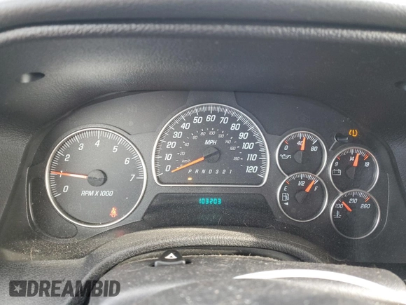 2007 GMC Envoy SLE z VIN 1GKDT13SX72284705, wystawiony jako Copart lot #53304425 z przebiegiem 103 203 mil mil oraz Czysty tytuł • Clean title. Historia ofert i sprzedaży dostępna na DreamBid. Obrazek 9.