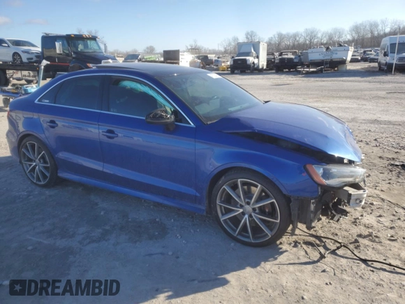 2015 Audi S3 2.0T Premium Plus with VIN WAUBFGFF8F1109432, listed as a Copart auction lot 41732435 with 84,178 mi miles and Salvage Title. Bid and sale history available at carsss.com. Image 4.
