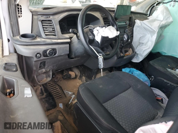 2021 Ford Transit Cargo with VIN 1FTBR1C85MKA88804, listed as a Copart auction lot 69792534 with Not Provided miles and Salvage Title. Bid and sale history available at DreamBid. Image 8.