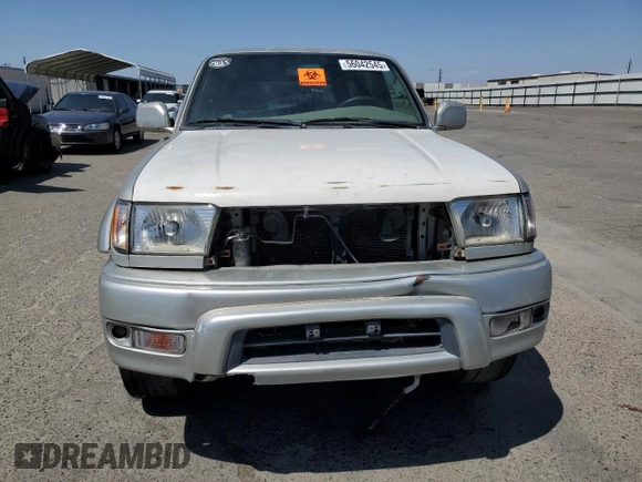 2001 Toyota 4Runner SR5 z VIN JT3GN86R610214954, wystawiony jako Copart lot #56042545 z przebiegiem 240 167 mil mil oraz Czysty tytuł • Clean title. Historia ofert i sprzedaży dostępna na DreamBid. Obrazek 5.