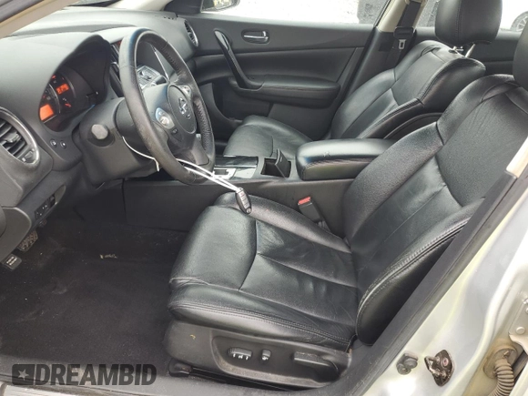2009 Nissan Maxima SV with VIN 1N4AA51E19C820663, listed as a Copart auction lot 50221555 with 155,568 mi miles and Salvage Title. Bid and sale history available at DreamBid. Image 7.