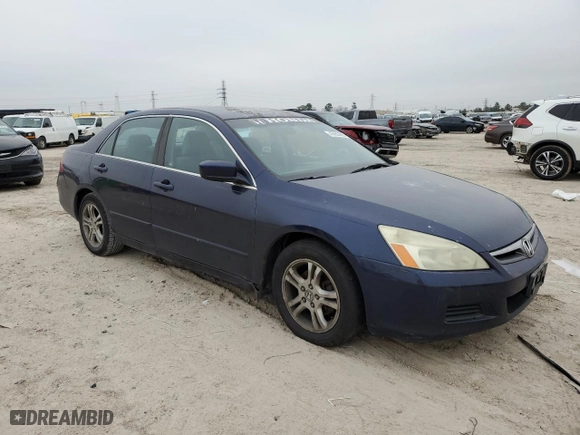 2006 Honda Accord Sdn LX SE with VIN 1HGCM56316A082695, listed as a Copart auction lot 45653905 with 154,250 mi miles and Salvage Title. Bid and sale history available at carsss.com. Image 4.