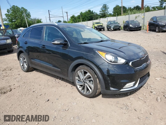 2017 Kia Niro Touring with VIN KNDCE3LC4H5072016, listed as a Copart auction lot 58342094 with 83,163 mi miles and Salvage Title. Bid and sale history available at carsss.com. Image 4.