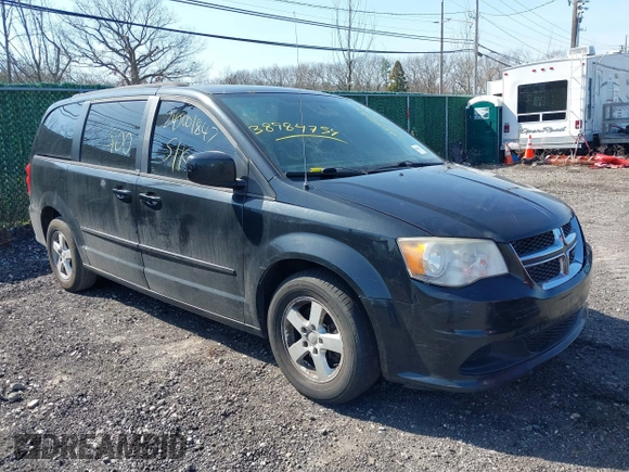 2013 Dodge Grand Caravan SXT with VIN 2C4RDGCG1DR626827, listed as a IAAI auction lot 38984754 with 224,487 mi miles and . Bid and sale history available at DreamBid. Image 1.