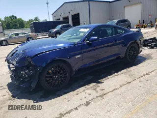 2019 Ford Mustang GT z VIN 1FA6P8CF4K5134669, wystawiony jako Copart lot #57174275 z przebiegiem 50 375 mil mil oraz Szkoda całkowita • Salvage title. Historia ofert i sprzedaży dostępna na DreamBid. Obrazek 1.