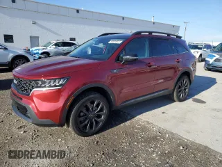 2023 Kia Sorento X-Line EX with VIN 5XYRHDLF9PG214934, listed as a Copart auction lot 83004844 with 16,151 mi miles and Salvage Title. Bid and sale history available at carsss.com. Image 1.