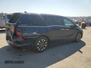 2022 Honda Odyssey EX-L with VIN 5FNRL6H73NB021145, listed as a Copart auction lot 46609265 with 31,493 mi miles and Salvage Title. Bid and sale history available at DreamBid. Image 3.