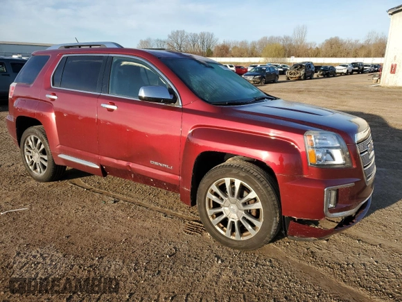 2016 GMC Terrain Denali with VIN 2GKFLVE38G6287353, listed as a Copart auction lot 51496085 with 135,741 mi miles and Salvage title. Bid and sale history available at DreamBid. Image 4.
