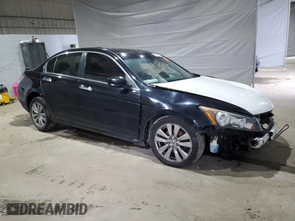 2011 Honda Accord EX-L z VIN 1HGCP3F85BA009136, wystawiony jako Copart lot #58011755 z przebiegiem Nie podano mil oraz Szkoda całkowita • Salvage title. Historia ofert i sprzedaży dostępna na DreamBid. Obrazek 4.