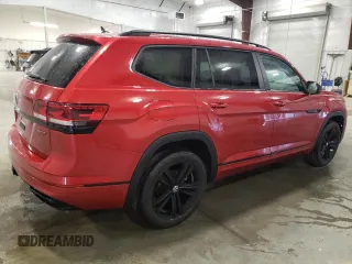 2023 Volkswagen Atlas SEL R-Line Black with VIN 1V2SR2CA7PC516507, listed as a Copart auction lot 51836145 with 29,291 mi miles and Salvage title. Bid and sale history available at DreamBid. Image 3.