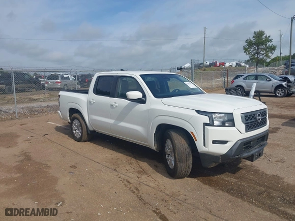 2023 Nissan Frontier SV with VIN 1N6ED1EJXPN667864, listed as a IAAI auction lot 42087863 with 44,395 mi miles. Bid and sale history available at carsss.com. Image 1.
