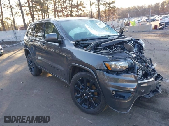 2019 Jeep Grand Cherokee Laredo E with VIN 1C4RJFAG8KC791236, listed as a IAAI auction lot 41620245 with 55,901 mi miles. Bid and sale history available at carsss.com. Image 1.