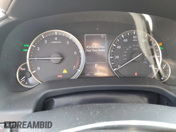 2018 Lexus RX 350 with VIN JTJBZMCA1J2034266, listed as a Copart auction lot 59900105 with 44,171 mi miles and Salvage title. Bid and sale history available at DreamBid. Image 9.
