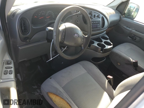 2008 Ford Econoline Passenger XL with VIN 1FBSS31L58DA58286, listed as a Copart auction lot 85953774 with 205,627 mi miles and Salvage Title. Bid and sale history available at DreamBid. Image 8.