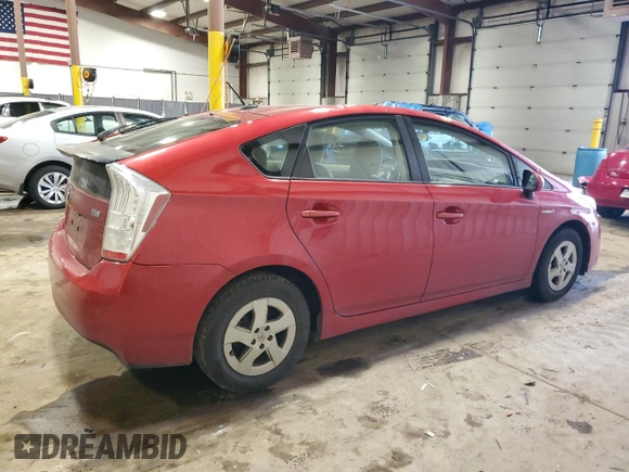 2010 Toyota Prius II with VIN JTDKN3DU7A0034852, listed as a Copart auction lot 51583385 with 273,140 mi miles and Salvage Title. Bid and sale history available at DreamBid. Image 3.
