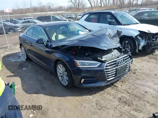 2018 Audi A5 Premium Plus with VIN WAUPNAF5XJA062197, listed as a IAAI auction lot 41855575 with 72,043 mi miles and . Bid and sale history available at DreamBid. Image 1.