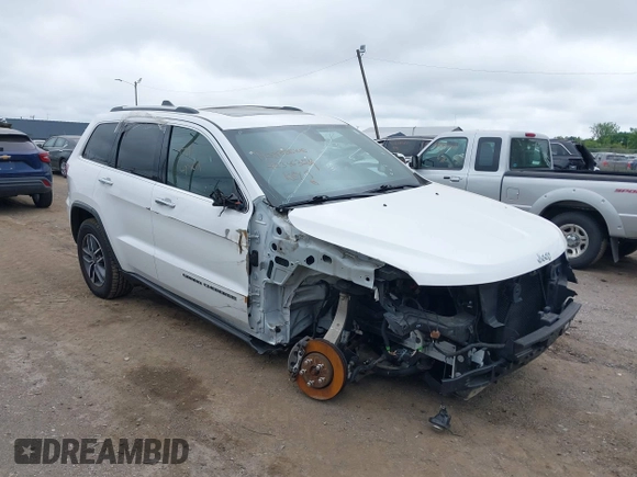 2020 Jeep Grand Cherokee Limited X with VIN 1C4RJFBG7LC360502, listed as a IAAI auction lot 42346324 with 60,607 mi miles and . Bid and sale history available at DreamBid. Image 1.
