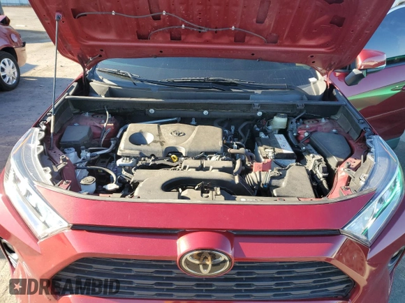 2019 Toyota RAV4 XLE with VIN JTMP1RFV2KD039171, listed as a Copart auction lot 82153374 with 64,482 mi miles and Salvage Title. Bid and sale history available at carsss.com. Image 12.