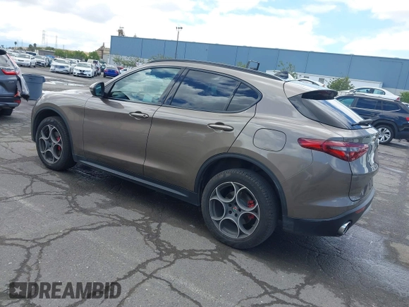 2019 Alfa Romeo Stelvio z VIN ZASPAJAN2K7C48523, wystawiony jako IAAI lot #42246378 z przebiegiem 46 546 mil mil oraz . Historia ofert i sprzedaży dostępna na DreamBid. Obrazek 3.
