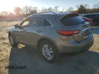 2014 Infiniti QX70 with VIN JN8CS1MU8EM451000, listed as a Copart auction lot 88303945 with 158,966 mi miles and Salvage Title. Bid and sale history available at DreamBid. Image 2.