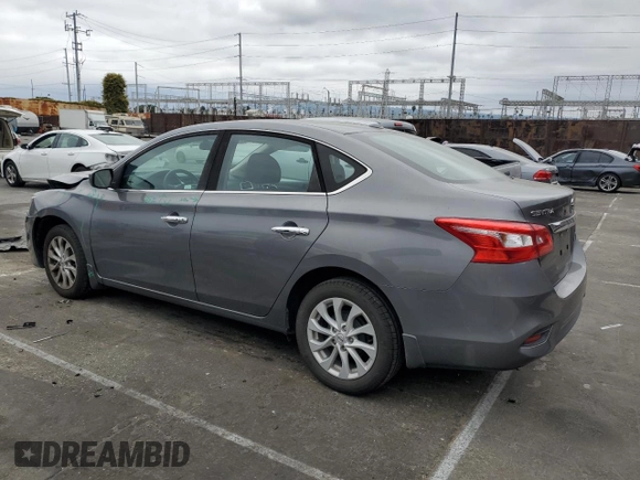 2019 Nissan Sentra S with VIN 3N1AB7AP7KY233842, listed as a Copart auction lot 50084135 with 77,600 mi miles and Salvage Title. Bid and sale history available at carsss.com. Image 2.