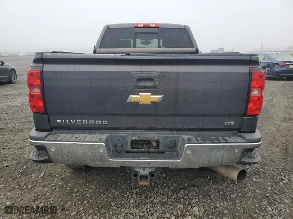 2015 Chevrolet Silverado 3500HD Built After Aug 14 LTZ with VIN 1GC4K0C82FF676758, listed as a Copart auction lot 77458684 with NaN miles and Salvage Title. Bid and sale history available at carsss.com. Image 6.
