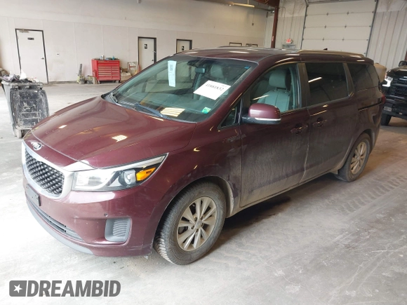 2017 Kia Sedona LX with VIN KNDMB5C15H6253952, listed as a IAAI auction lot 41881832 with 149,172 mi miles. Bid and sale history available at carsss.com. Image 17.