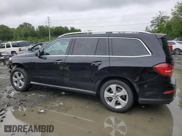 2018 Mercedes-Benz GLS 450 with VIN 4JGDF6EE8JB170616, listed as a Copart auction lot 58005315 with 128,859 mi miles and Salvage title. Bid and sale history available at DreamBid. Image 2.