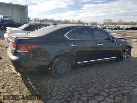 2017 Lexus LS 460 with VIN JTHCL5EF7H5029023, listed as a Copart auction lot 42914205 with 81,337 mi miles and Clean title. Bid and sale history available at DreamBid. Image 3.