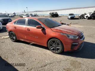 2019 Kia Forte EX with VIN 3KPF54AD3KE070316, listed as a Copart auction lot 77591304 with 0 mi miles and Salvage Title. Bid and sale history available at carsss.com. Image 4.